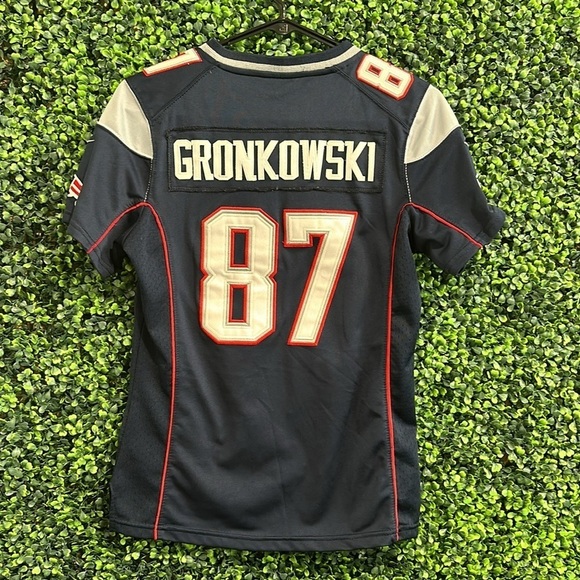 Nike New England Patriots #87 Gronkowski Navy Blue Women's NFL Jersey in small - Picture 7 of 8
